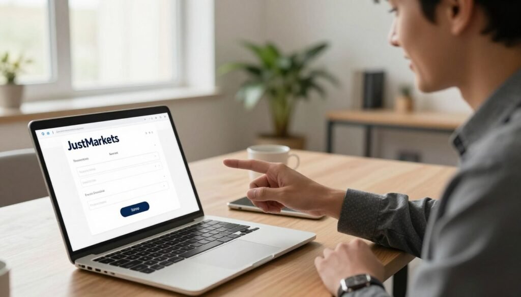 justmarkets sign up