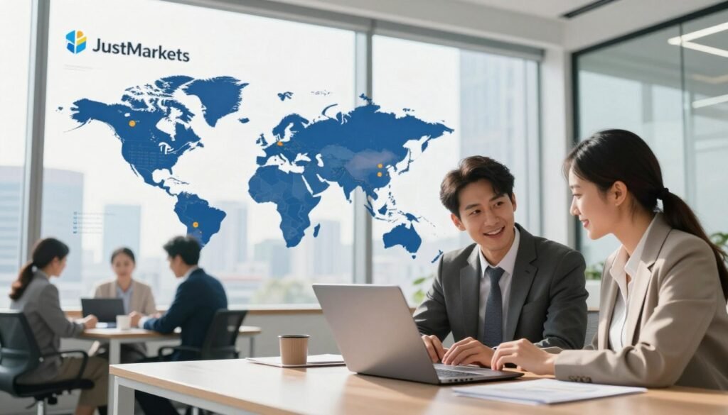 JustMarkets global presence